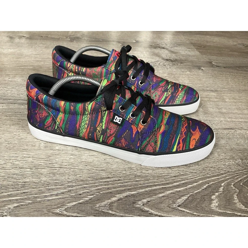 DC Council Mens Size 11 Sneakers Multi Color Skate Shoes ADYS300117